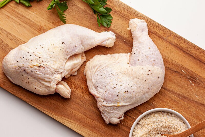 Chicken leg quarters (4 PCS X 7.18 Per lb)