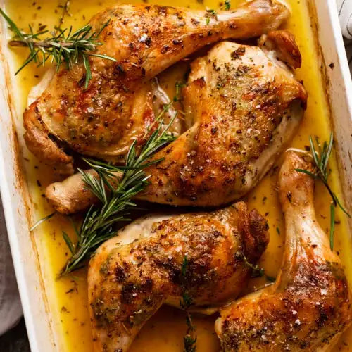 ROAST CHICKEN LEGS 4 CHICKEN LEG QUARTERS