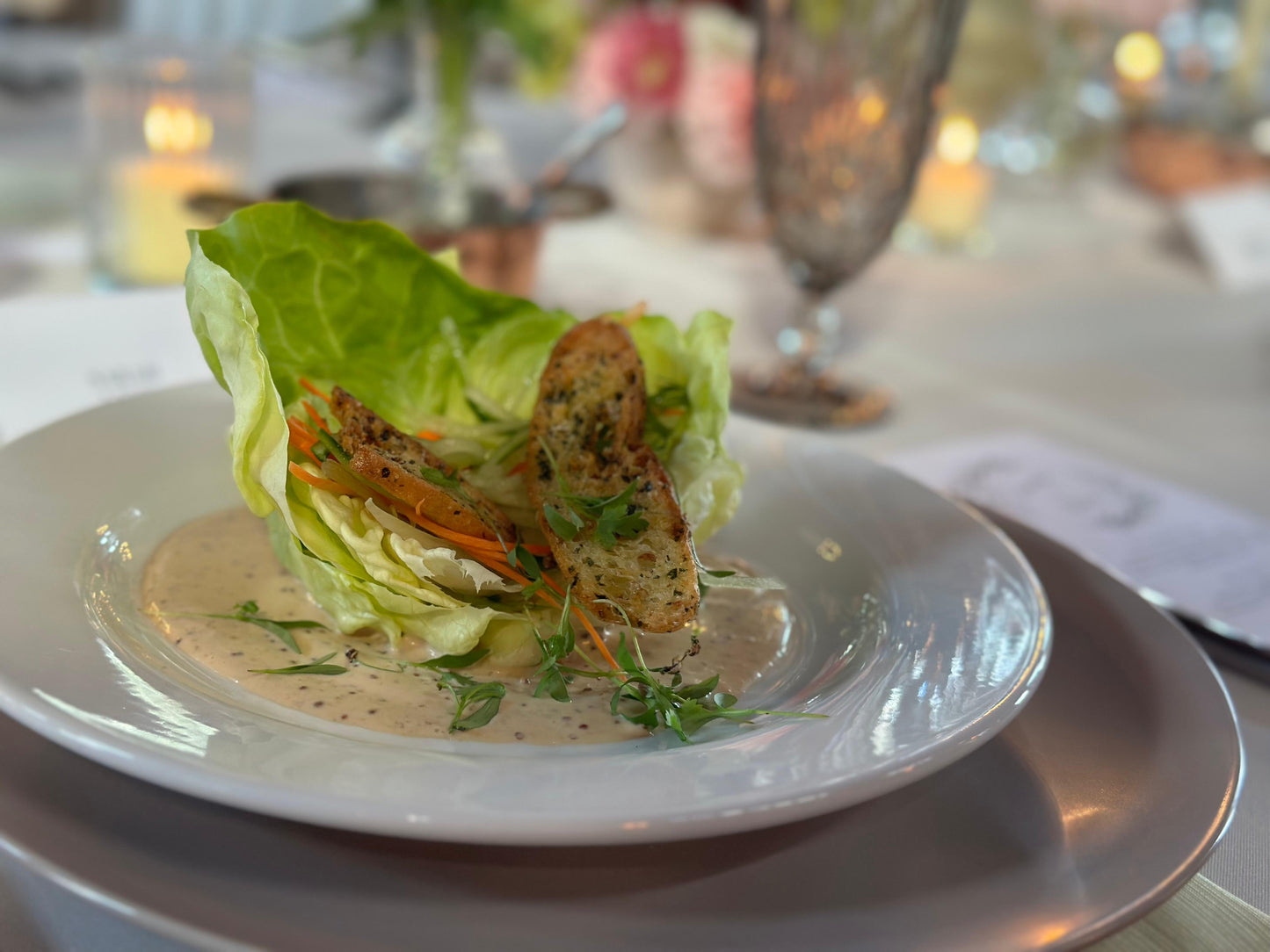 BUTTER LETTUCE CAESAR SALAD