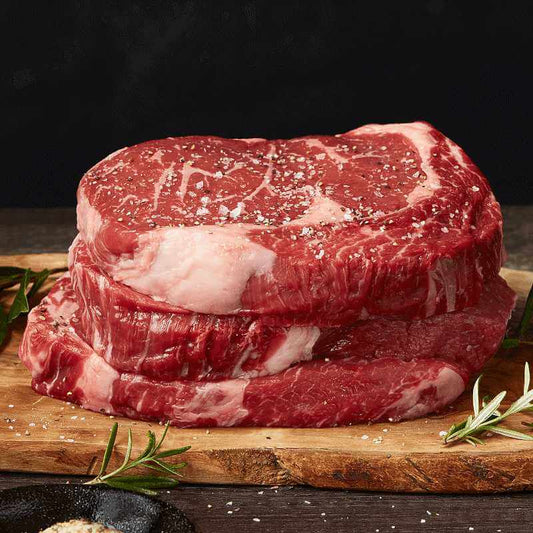 Rib Eye Steak (2pcs X $18.49 Per lb)