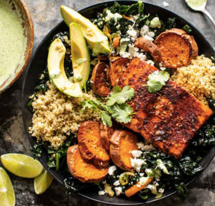 CHIPOTLE SALMON BOWL