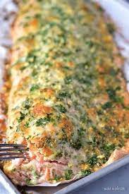 Herb crusted salmon Full Side